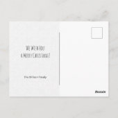 kerstknomes in Love Waterverf handbeschilderd Briefkaart (Achterkant)