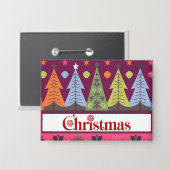 kerstknop button (Voorkant / Achterkant)