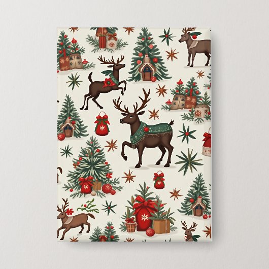 Kerstknoppen Button (Voorkant)