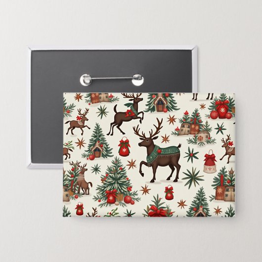 Kerstknoppen Button (Voorkant / Achterkant)