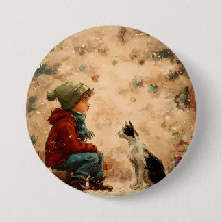 Kerstknoppen – Voeg een Festieve Touch toe aan Ied Ronde Button 7,6 Cm