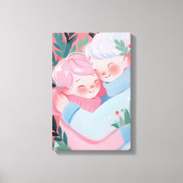 Kerstknuffel Canvas Afdruk