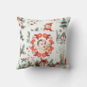 “Kerstknuffels: Baby's Eerste Kerstkussen” Kussen (Achterkant)