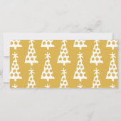 kerstknuffels twee foto's met een feestelijke kaar (Achterkant)