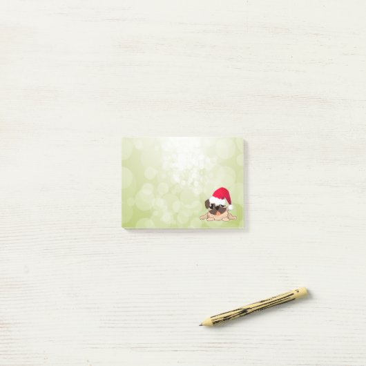 Kerstknuppel Post-it® notes 4 x 3 (Op bureau)