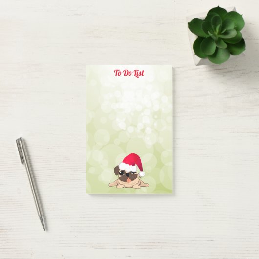 Kerstknuppel Post-it® notes 4 x 6 (Kantoor)