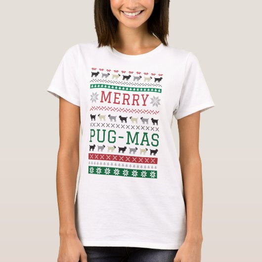 Kerstknuppels met een deuut van 1000 mX-Mas T-Shir T-shirt (Voorkant)