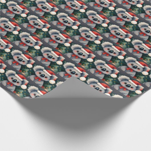 KerstKoala 1 Cadeaupapier (Hoek)
