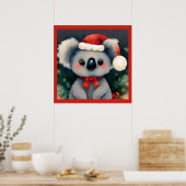 KerstKoala 1 Poster (Keuken)