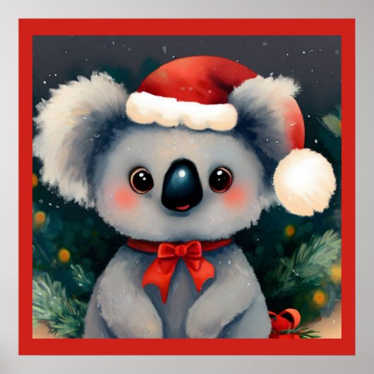 KerstKoala 1 Poster (Voorkant)