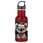 KerstKoala 1 Waterfles (Voorkant)