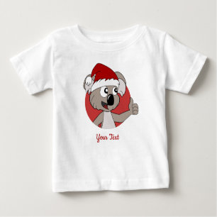 Kerstkoala cartoon baby T-Shirt