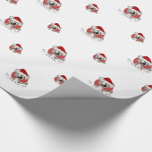 Kerstkoala-cartoon Cadeaupapier (Hoek)