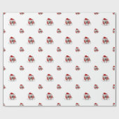 Kerstkoala-cartoon Cadeaupapier (Vlak)