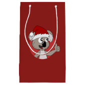 Kerstkoala-cartoon Klein Cadeauzakje (Voorkant)
