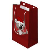 Kerstkoala cartoon kleine cadeautas (Voorkant Gekanteld)