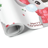 Kerstkoala met aardboeien cadeaupapier (Rol Hoek)