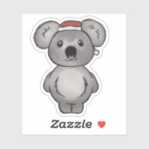 Kerstkoala Sticker