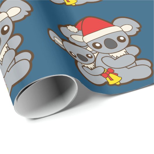 KerstKoalas Cadeaupapier (Rol Hoek)