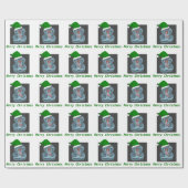 Kerstkobra Cadeaupapier (Vlak)