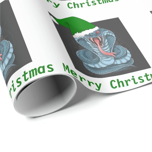 Kerstkobra Cadeaupapier (Rol Hoek)