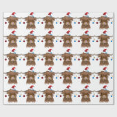 kerstKoe Cadeaupapier (Vlak)