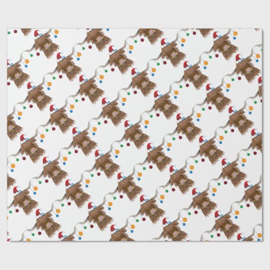 kerstKoe Cadeaupapier (Vlak)