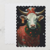 kerstKoe Feestdagenkaart (Voorkant / Achterkant)