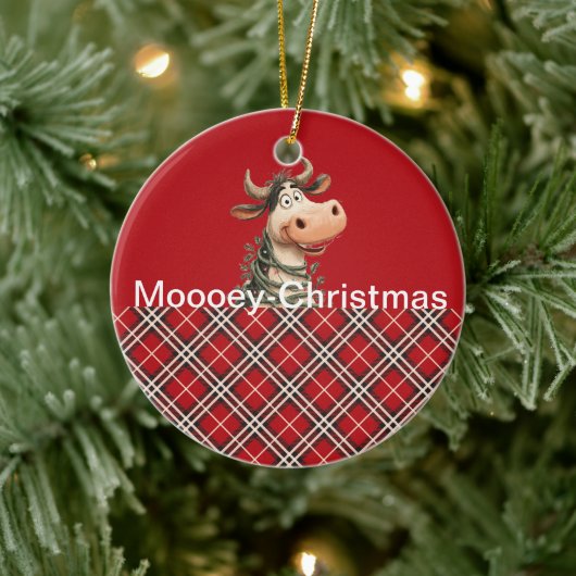 kerstKoe Keramisch Ornament (Boom)