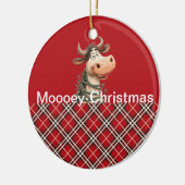kerstKoe Keramisch Ornament (Links)