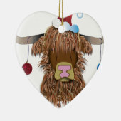 kerstKoe Keramisch Ornament (Rechts)