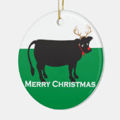 kerstKoe Keramisch Ornament (Links)