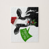 Kerstkoe - Moory Xmas! Legpuzzel (Verticaal)