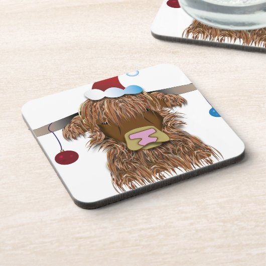 kerstKoe Onderzetter (Linkerzijde)