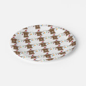 kerstKoe Papieren Bordje (Gekanteld)