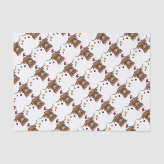 kerstKoe Tissuepapier (Voorkant)