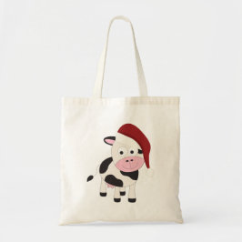 kerstkoe tote bag