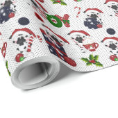 kerstKoeien Cadeaupapier (Rol Hoek)