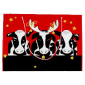 kerstKoeien Funny LG GB Groot Cadeauzakje (Achterkant)