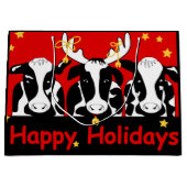 kerstKoeien Groot Cadeauzakje (Voorkant)