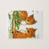 kerstkoeien legpuzzel (Horizontaal)