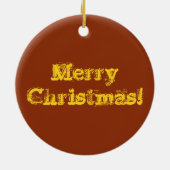 Kerstkoeienversiering Keramisch Ornament (Achterkant)