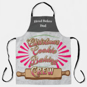 Kerstkoek Bakploeg Aangepaste naam Chef's Schort (Voorkant)