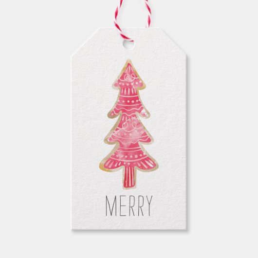 Kerstkoek Cadeaubijschrift Cadeaulabel (Voorkant)
