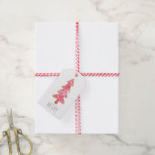 Kerstkoek Cadeaubijschrift Cadeaulabel (Met Touw)