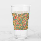 Kerstkoek/cookies/Kerstpatroon  Glas (Achterkant)
