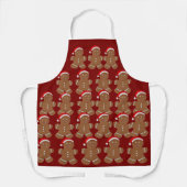 kerstkoek keuken schort (Voorkant)