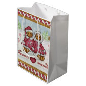 Kerstkoek Pepermunt Cadeautas (Achterkant Gekanteld)