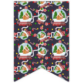 Kerstkoek Sneeuwbollen Vlaggetjes (Derde vlag)