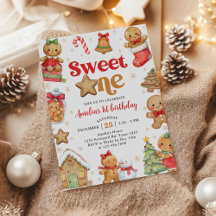 Kerstkoek Sweet One 1e verjaardagsfeestje